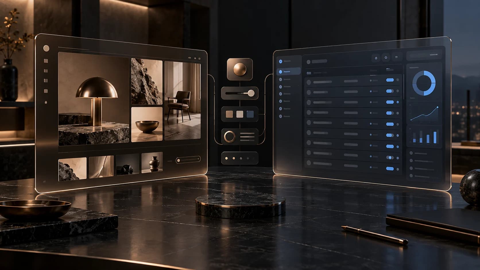 Two interface-design approaches for product discovery and everyday work management